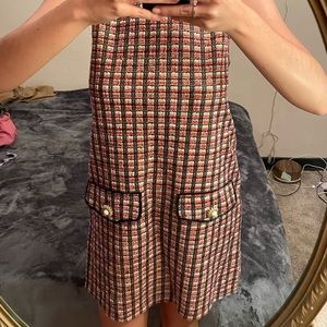 ZARA TWEED DRESS SIZE M